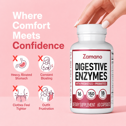 Zamano™ Dual Action Digestion Enzymes